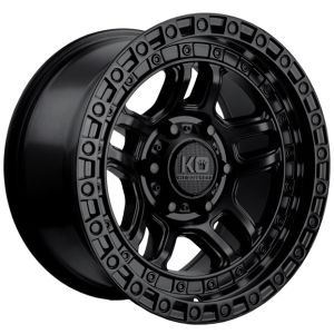 King Barrett 17x9 5x120 Satin Black Wheel & Tyre Package