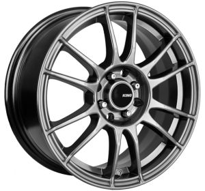 King Circuit 16x7 5x100 Hyper Black