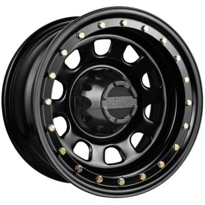 King Black D-Locker 16x8 5x150 0p Screw On Cap
