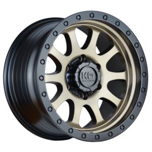 King Hurricane 16x8 5x150 Bronze Satin Black Lip Wheel & Tyre Package