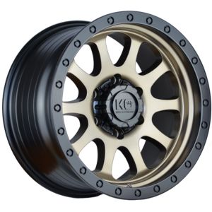 King Hurricane 17X9 5X150 Bronze Satin Black Lip Wheel &  Tyre Package