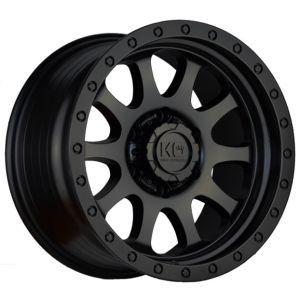KING HURRICANE SATIN BLACK 17X9 6X114.3