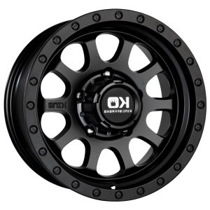 KING HURRICANE SATIN BLACK 18X9 5X150 Wheel & Tyre Package