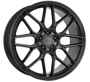 King Monza 18X8 5X112 Satin Black