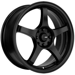 King Rocket 15x6.5 4x100 Satin Black
