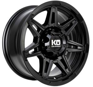 KING SUMMIT SATIN BLACK 15X7 5x139.7 Wheel & Tyre Package