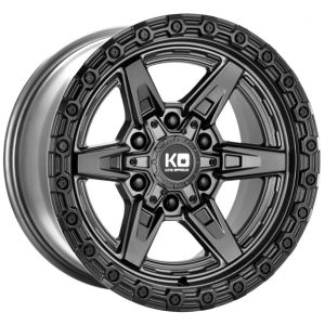 King Titan 17x9 6x130 Matte Titanium