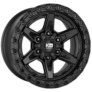 King Titan 17x9 6x130 Satin Black