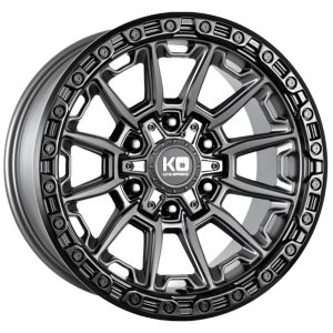 King Warrior 18x9 6x139.7 Matte Titanium