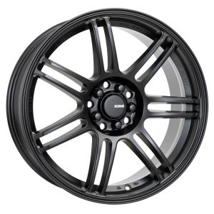 KING THRUST SATIN BLACK 18X8 5X114.3 Wheel & Tyre Package