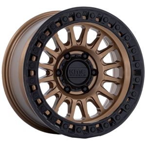 Kmc Ims Km552 18X9 6X114.3 Matte Bronze Gloss Black Lip Wheel & Tyre Package