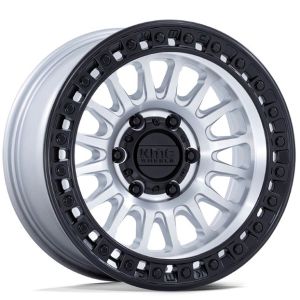 Kmc Ims Km552 17x8.5 6x139.7 Machined Matte Black Lip Wheel & Tyre Package