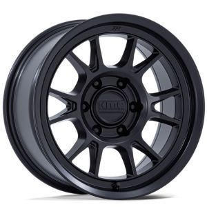 KMC KM729 RANGE MATTE BLACK 17X8.5 5X127