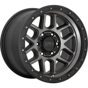 Kmc Mesa 17X9 6X139.7 Satin Black Grey Tint Wheel & Tyre Package