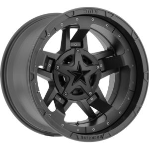 KMC ROCKSTAR XD III MATTE BLACK 17X9 5X127 Wheel & Tyre Package