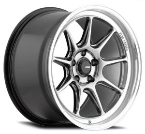 Konig Countergram 18X8.5 5X114.3 Hyper Chrome Machined Lip Wheel & Tyre Package