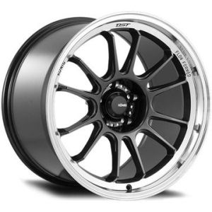 Konig Hypergram 15x7.5 4x100 Metallic Carbon Machined Lip Wheel & Tyre Package