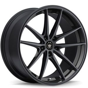 Konig Oversteer 17x8 5x114.3 Gloss Black Wheel & Tyre Package