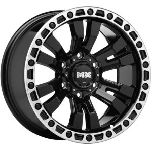 Lenso Brutal 18x9 6x139.7 Gloss Black Edge Polish