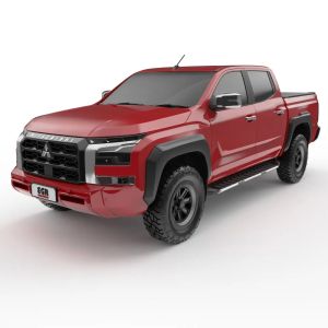 EGR Fender Flares Matte Black Full Set - Mitsubishi Triton MV