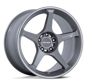 MOTEGI MR159 BATTLE V GUNZILLA MACHINED LIP 17X8.5 5X114.3 Wheel & Tyre Package
