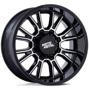 Moto Metal Mo810 Legacy 20x9 6x135 Gloss Black Machined Wheel & Tyre Package