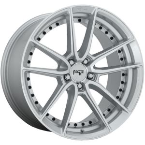 Niche Dfs 22X9 5X112 Gloss Silver Machined Wheel & Tyre Package