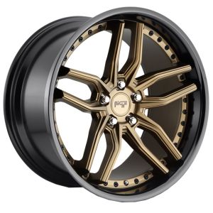 Niche Methos 19X8.5 5X120 Matte Bronze Black Bead Ring