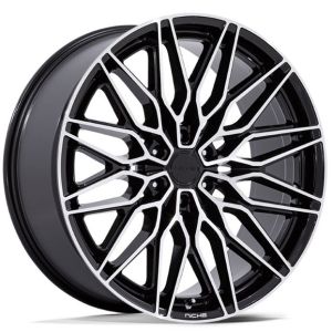 Niche Calabria 6 20x9.5 6x139.7 Gloss Black Machined Wheel & Tyre Package