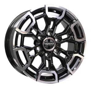 Nomad N162 17x8.5 6x139.7 Gloss Black Dark Tint