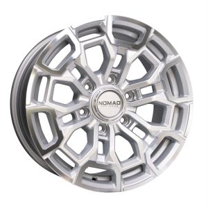 Nomad N162 18x8.5 6x139.7 Silver Machined Face