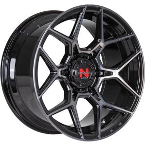 Nomad Sabbath 18x9 6x139.7 Black Tint Wheel & Tyre Package