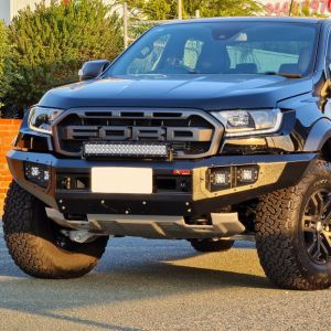 Ford Ranger Raptor Extreme Series Bullbar No Loop- Black Powder Coat