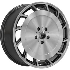 PANTHERA AEROZ BLACK MACHINED FACE 20X8.5 5X120 Wheel & Tyre Package