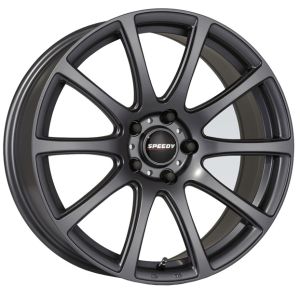Speedy Carbine 15x6.5 4x100 Satin Gunmetal Wheel & Tyre Package