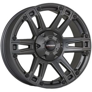 Speedy Outlaw 17x9 6x114.3 Satin Gun Metal Wheel & Tyre Package