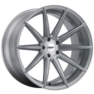 Tsw Clypse 22x9 5x120 Titanium Matte Brushed Face