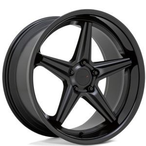 TSW LAUNCH MATTE BLACK GLOSS BLACK LIP 19X8.5 5x114.3 Wheel & Tyre Package