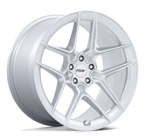 TSW SLIPSTREAM TW008 GLOSS SILVER MACHINED FACE 19X8.5 5X112