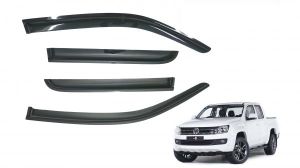 Volkswagen Amarok Black Weather Shields 