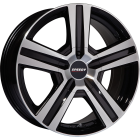 Speedy Liberator 17X7.5 5X108 Gloss Black Machined Face Wheel & Tyre Package