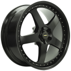 Simmons Fr1 17X7 4X114.3 Satin Black Wheel & Tyre Package