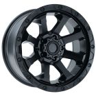 American Outlaw Capone 16x8 6x139.7 Satin Black Wheel & Tyre Package