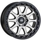Csa Recoil 18x8.5 6x139.7 Satin Black Machined Face Wheel & Tyre Package