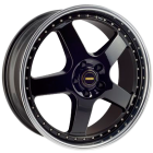 Simmons Fr1 19X8.5 5X108 Gloss Black Polish Lip Wheel & Tyre Package