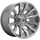Fuel Blitz Platinum 20X9 6X139.7 Brushed Gun Metal Tinted Clear Wheel &  Tyre Package