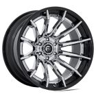 Fuel Burn Fc403 20X9 6X139.7 Chrome Gloss Black Lip Wheel & Tyre Package
