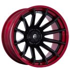 Fuel Burn Fc403 20X9 6X139.7 Matte Black Candy Red Lip Wheel & Tyre Package