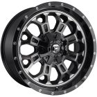 Fuel Crush 17X9 6X135 Gloss Machined Double Dark Tint Wheel &  Tyre Package