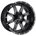 Fuel Maverick 24X10 6X139.7 Black Milled Accents Wheel & Tyre Package